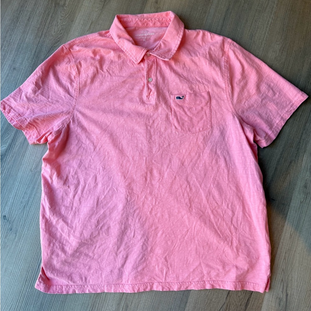 Vineyard Vines Pink Polo Shirt